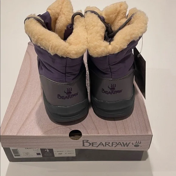 NEW with tags BearPaw Purple/Black Waterproof Boots - Picture 5 of 7